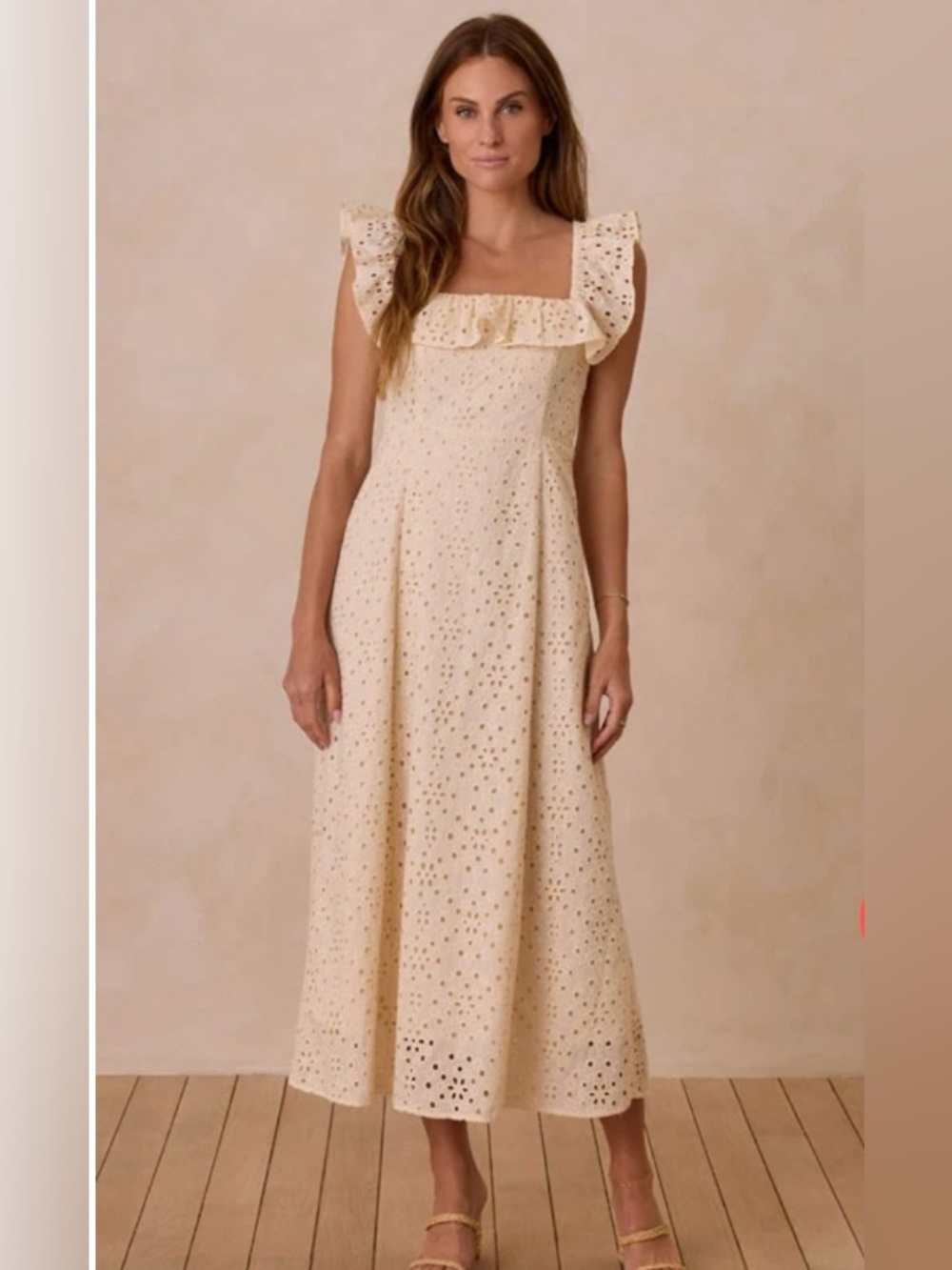 Bianca Dress | Natural | Rylee and Cru XS